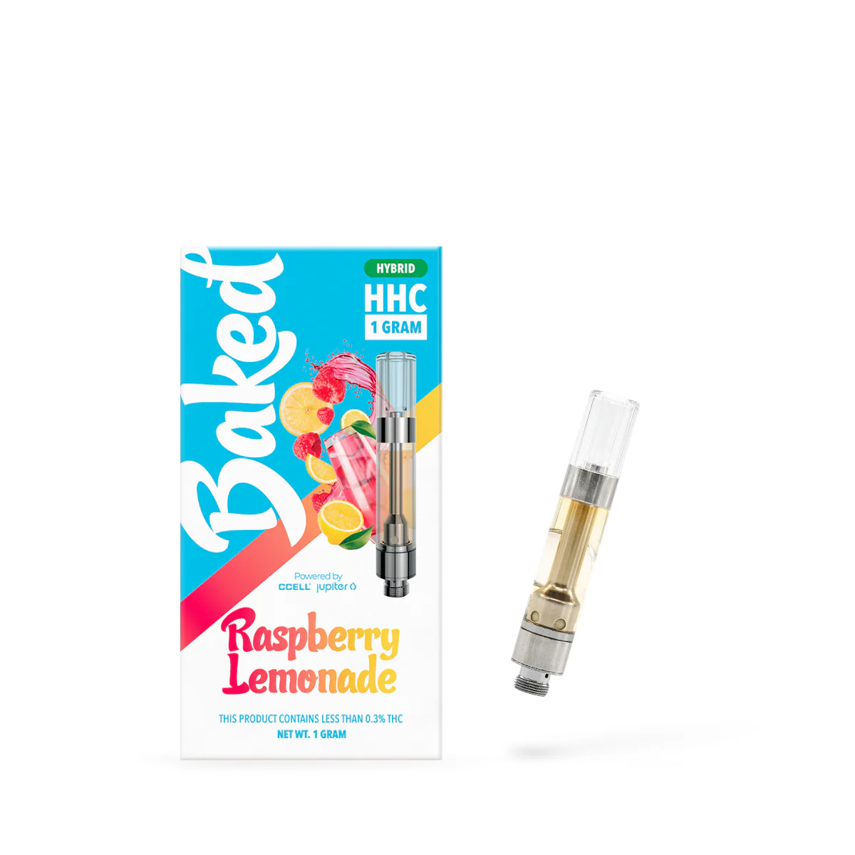 1 Gram HHC Vape Cartridge - Raspberry Lemonade | Hybrid