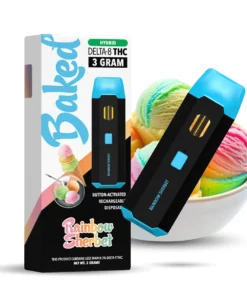 3 Gram Delta-8 THC Vape Pen | Rainbow Sherbet - Hybrid