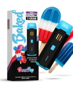 3 Gram Delta-8 THC Vape Pen | BomPop - Indica